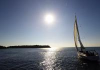 bateau à voile île Soleil mer